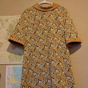 Edith Flagg California vintage floral dress